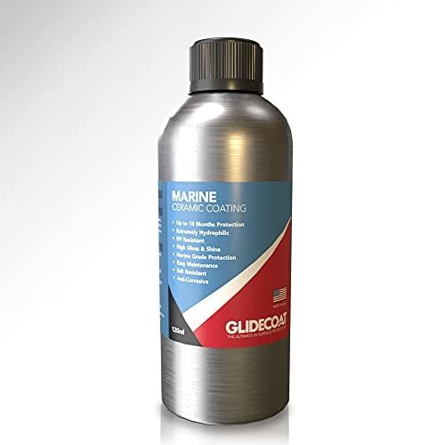 Glidecoat Marine Ceramic Coating (120ml)-Nano Ceramic Coating for Boats, Cars-Better Than Car Wax Polish and More Durable than Regular Ceramic Coating for Cars - Extremely Durable Coating (120mL)