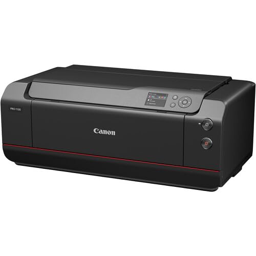 Canon imagePROGRAF PRO-1100 Professional 17" Wireless Inkjet Photo Printer (6856C002) + Cleaning Kit + Printer Cable + Ethernet Cable