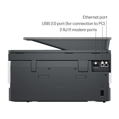 HP OfficeJet Pro 9125e Wireless All-in-One Color Inkjet Printer, Print, scan, copy, fax, ADF, Duplex printing best-for-office, 3 month Instant Ink trial included, AI-enabled (403X0A)