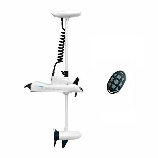 MTLAKEMOTOR HASWING Electric Trolling Motor – 24V 80LB 48 Inch Shaft Cayman Bow Mount Boat Fishing Saltwater Freshwater with Remote Control