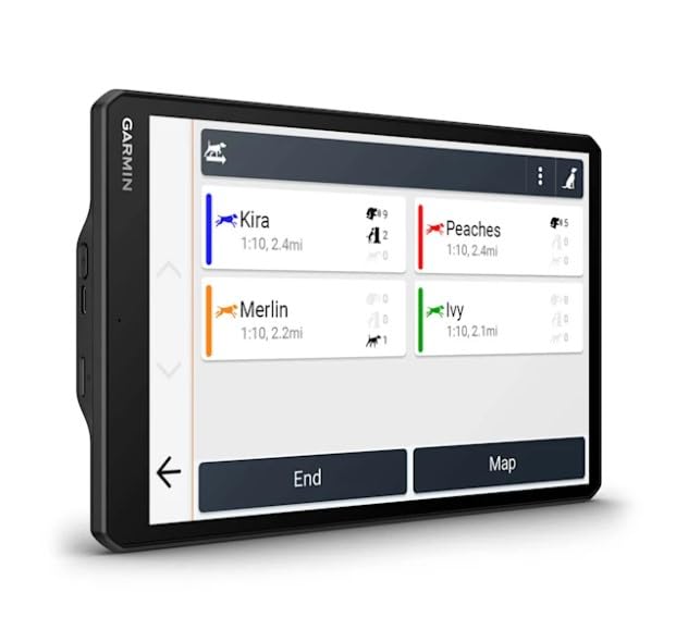 Garmin Alpha XL in-Vehicle Dog Tracking GPS Navigator, 10.1” Touchscreen, VHF Radio for 9-Mile Range, Tracks up to 20 Dogs, 64 GB Memory, Preloaded Maps, 18 Training Levels w/ Wearable4U PBank Bundle