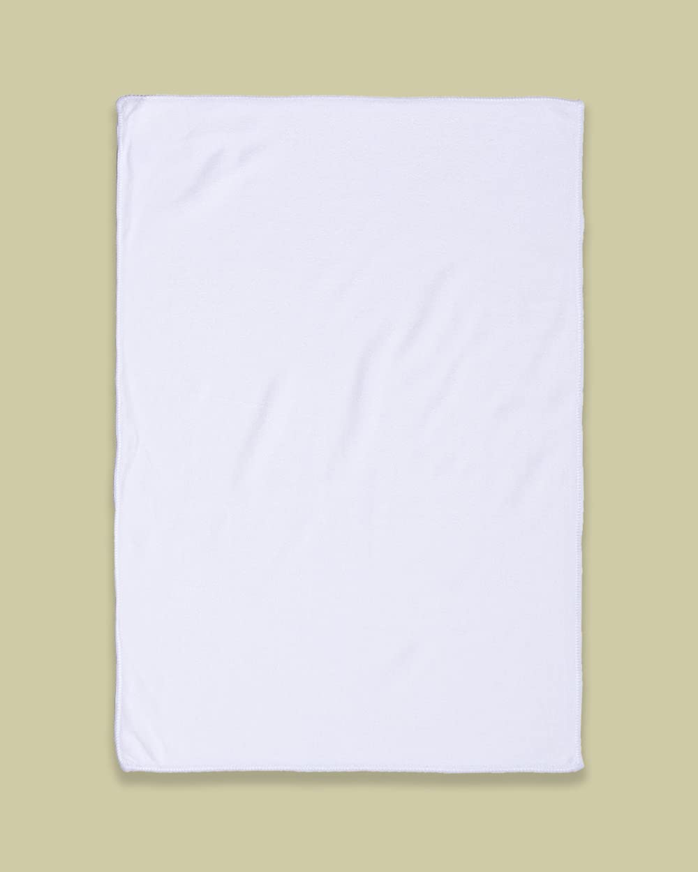 COLORCOMMALL Personalized Custom Rally Towel - 17x11 Inch Microfiber Sports Player Logo Team Golf Customized Photo Design Text Name Ad Picture Gift (White, 50pcs)