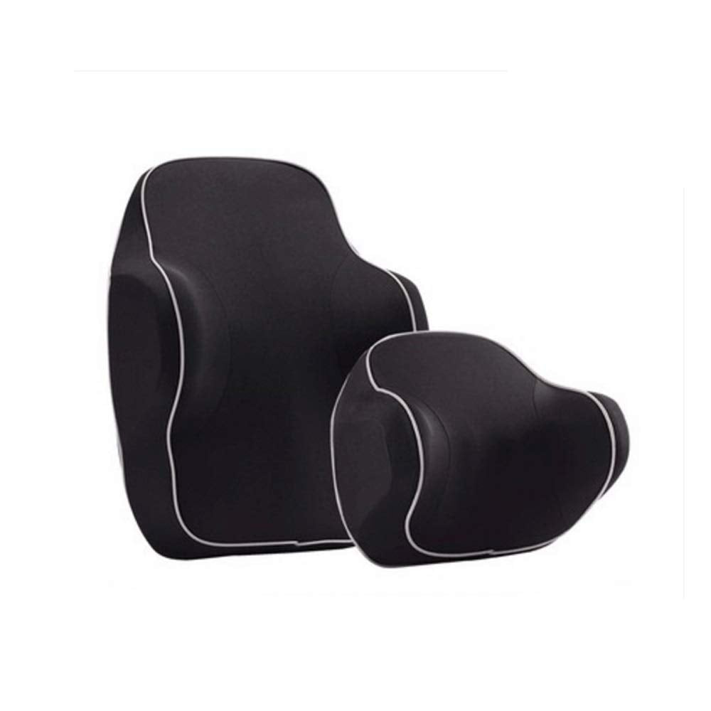 NSUQOA JSEIAJB Lumbar Support Cushion, Memory Foam Posture Pillow, Back Support for Office Chair, Car Back Support,Home Back Support, Relieve Back Pain(D,E)