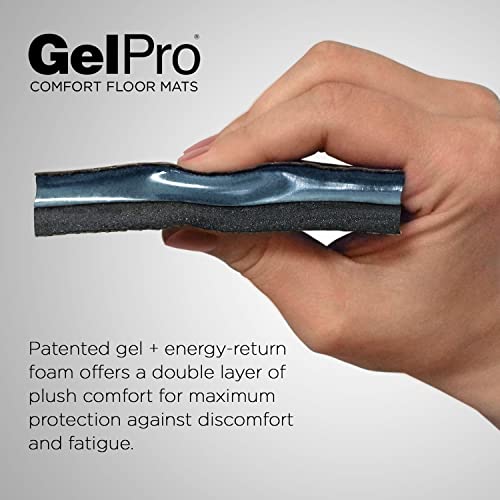 GelPro Elite Premier Anti-Fatigue Kitchen Comfort Floor Mat, 20x36, Trellis Deep Sea Stain Resistant Surface with Therapeutic Gel and Energy-Return Foam for Health & Wellness