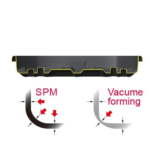 INNO BRM660BK Wedge Cargo Box - 11 Cubic FT (Gloss Black)