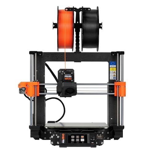 Original Prusa MK4S 3D Printer, Ready-to-use 3D Printer, Assembled and Tested, Removable Print Sheets, 1kg Prusament PLA Spool Included, Print Size 9.84 x 8.3 x 8.6 in