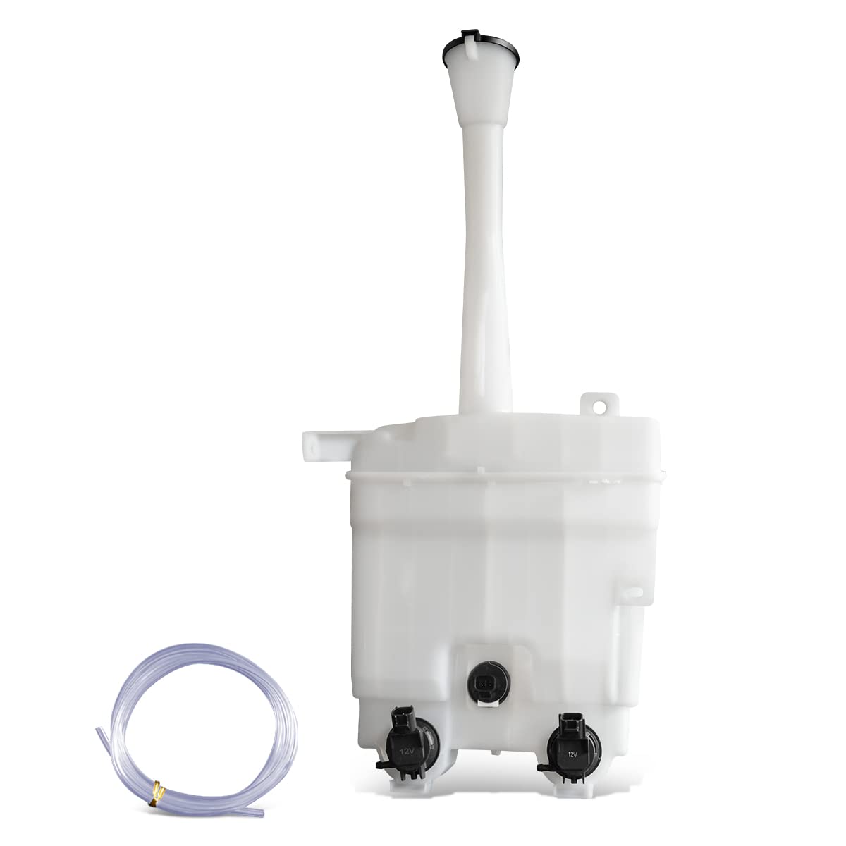 DNA Motoring OEM-WT-TO1288218 Factory Style Windshield Washer Fluid Reservoir Assembly Compatible with 2009-2014 Matrix w/Rear Wiper