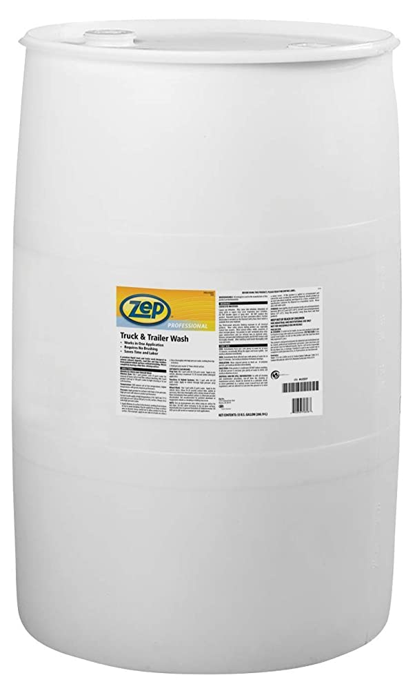 Zep Premium Truck and Trailer Wash - 55 Gallon (One Drum) 1041625 - Professional Strength, Liquid (Business ONLY, Delivered VIA Truck)