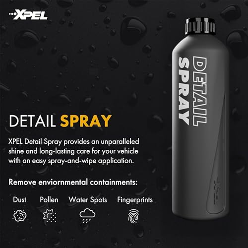 XPEL Detail Spray, 16oz - High-Gloss Professional Detailing and Cleaning Spray Enhances Car's Exterior with Streak-Free Finish and Shine