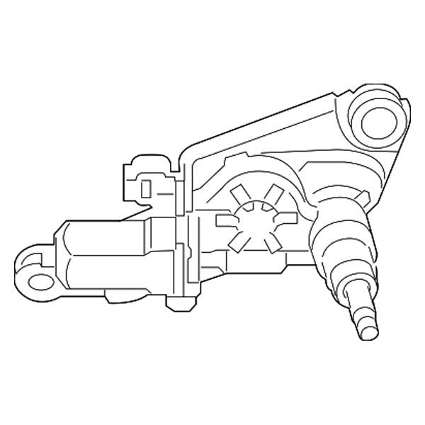 Mopar 5507 9213AB, Windshield Wiper Motor