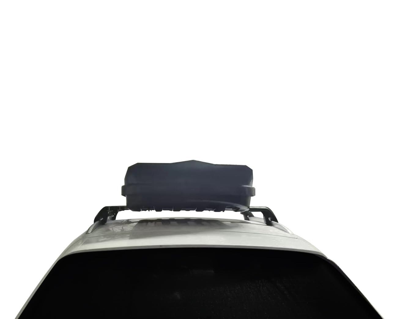 Black Horse Rooftop Cargo Carrier ABS + PMMA Hard Shell, 12 Cubic Feet Waterproof Car Roof Cargo Carrier Box w/Dual Side Opening, Security Key, 165lbs Capacity, for 29" to 80" Wide Crossbar Rack