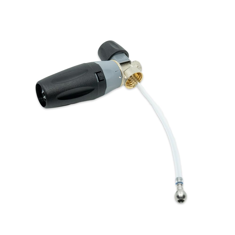 Detail King MTM Hydro PF22.2 Professional Auto Detailer Foam Cannon - Green Chenille Microfiber Mitt - 16oz of Black Cherry Car Wash Soap with Wax