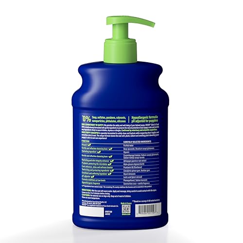 DOUXO® Skin & Coat SPA - Ultra-Safe Puppy Shampoo, 16 fl oz, Skin-Friendly Formula Cleans and Hydrates, Leaves Coat Soft and Plush