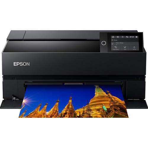 EPSON SureColor P700 13-inch Photo Printer (C11CH38201) Bundle with Surge Protector, Printer Cable, Cleaning Kit