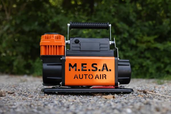 EZ FLATE M.E.S.A 12V Air Compressor Kit, Portable Air Compressor, 5.65 CFM, Offroad Air Off Road Air Compressor, Heavy Duty Pump for Car Tire, Max 150 PSI for 4x4 Vehicle, Offroad Tire Inflator