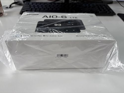 CHIGEE AIO-6 LTE 4G Motorcycle GPS Navigation with 6 inch Display, Smart Geo-Fence Security,SOS,2000nits,Motorcycle Carplay Android Auto, Real-time alerts, Electronic Fence, IP69 Waterproof