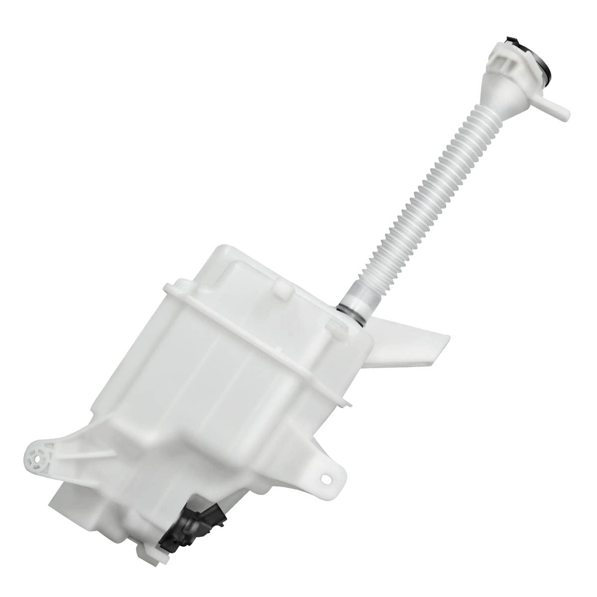 DNA Motoring OEM-WT-TO1288166 Factory Style Windshield Washer Fluid Reservoir Assembly Compatible with 2006-2008 Rav4 w/Fluid Level Sensor & Dual Pumps