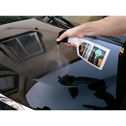 Meguiar's Ultimate Waterless Wash & Wax, Scratch-Free Waterless Car Cleaning Spray That Makes Detailing Quick and Easy, 2-in-1 Cleaner and Protection to Help Your Ride Shine, 26 Oz