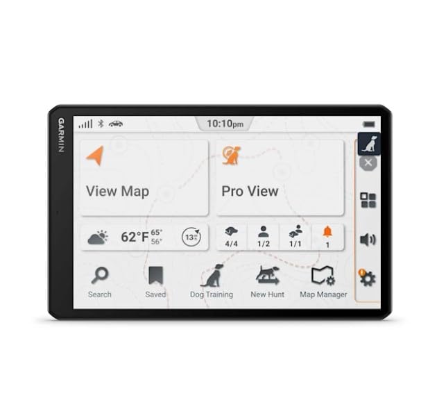 Garmin Alpha XL in-Vehicle Dog Tracking GPS Navigator, 10.1” Touchscreen, VHF Radio for 9-Mile Range, Tracks up to 20 Dogs, 64 GB Memory, Preloaded Maps, 18 Training Levels w/ Wearable4U PBank Bundle