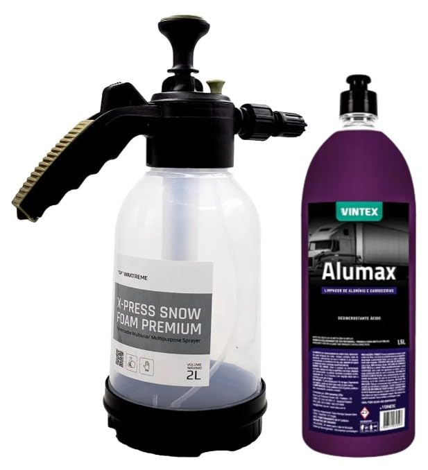 ALUMINUM CLEANER 1.5 LITERS + 2 LITERS PRESSURE SPRAYER