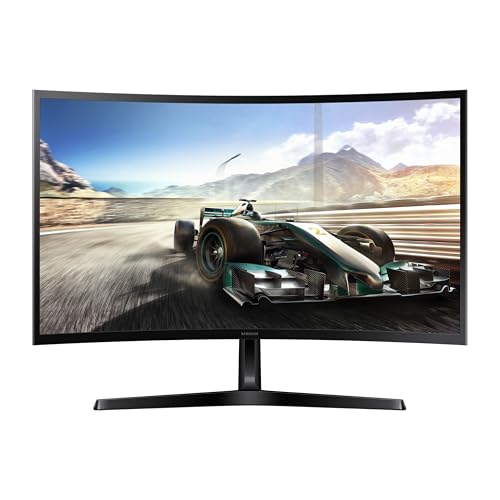 Samsung 27" Essential S3 (S36GD) Series FHD 1800R Curved Computer Monitor, 100Hz, Game Mode, Advanced Eye Comfort, HDMI and D-sub Ports, LS27D366GANXZA, 2024
