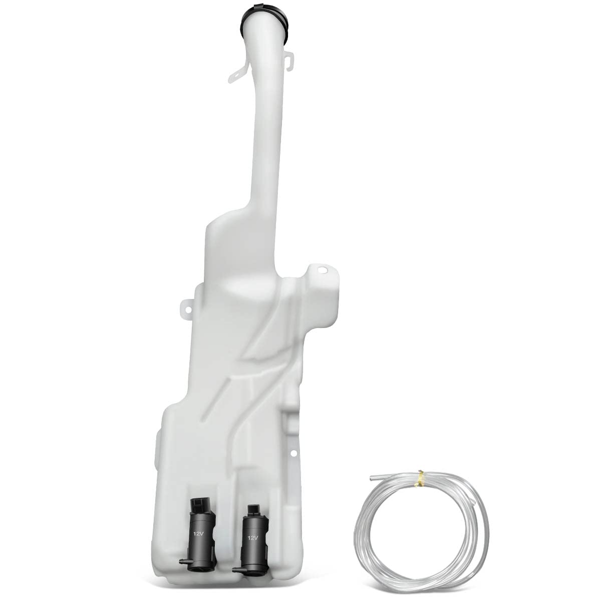 DNA Motoring OEM-WT-TO1288114 Factory Style Windshield Washer Fluid Reservoir w/Pump & Cap Compatible with 2001-2003 Rav4 Non Cold Climate