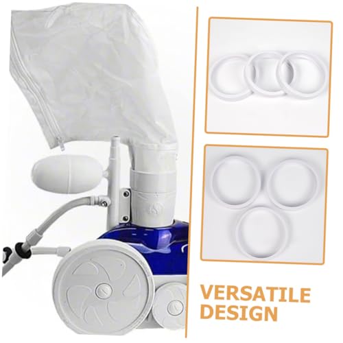 Toddmomy 15pcs Pool Tire Replacement Parts for Cleaning Tool Accessories High Efficiency Easy Install Compatible