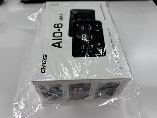 CHIGEE AIO-6 MAX Motorcycle Carplay Android Auto GPS Navigation System, 2000nits,STARVIS HDR 6" LCD, 60FPS,5G Wi-Fi BT, IPX9 Waterproof, Support Siri Google Assistant, Dedicated App