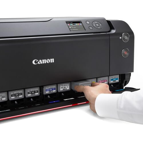 Canon imagePROGRAF PRO-1100 Professional 17" Wireless Inkjet Photo Printer (6856C002) + Cleaning Kit + Printer Cable + Ethernet Cable