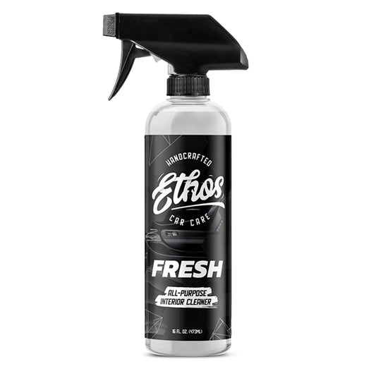 Ethos FRESH - All Purpose Interior Cleaner Car Detailing Kit, Detailing Spray - Car Interior Detailing - Interior Cleaner for Cars, Trucks, SUVs, Jeeps, Motorcycles, RVs & More