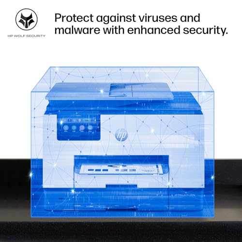 HP OfficeJet Pro 9135e Wireless All-in-One Color Inkjet Printer, Print, scan, copy, fax, ADF, Duplex printing best-for-office, 3 month Instant Ink trial included, AI-enabled (404M0A)