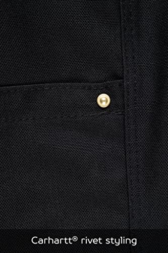 Covercraft Carhartt Super Dux SeatSaver Custom Seat Covers | Fits 2019-2025 Chevrolet Silverado/GMC Sierra 1500, 2020-2025 Silverado/Sierra 2500/3500 | 1st Row 40/20/40 Bench Seat, Super Dux Black