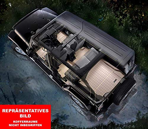 WeatherTech Custom Fit FloorLiners for Hyundai Tucson - 1st & 2nd Row (441678-1-2), Black