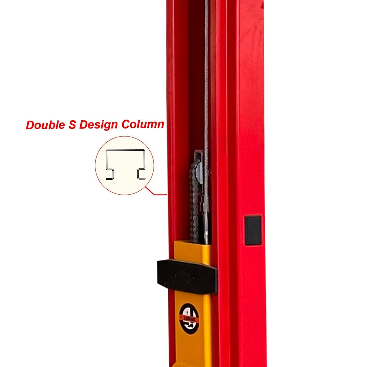 KATOOL 11000lbs Lifting Capacity 2 Post Lift Automotive Car Lift Professional Clearfloor Car Lift for Home Garage and Shop M110-N