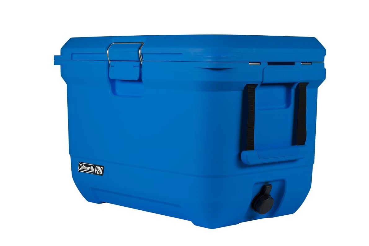 Coleman Pro Heavy-Duty 45qt Ultra-Light Premium Hard Cooler, Extra-Thick Insulation Keeps Ice up to 4 Days, 74-Can Capacity