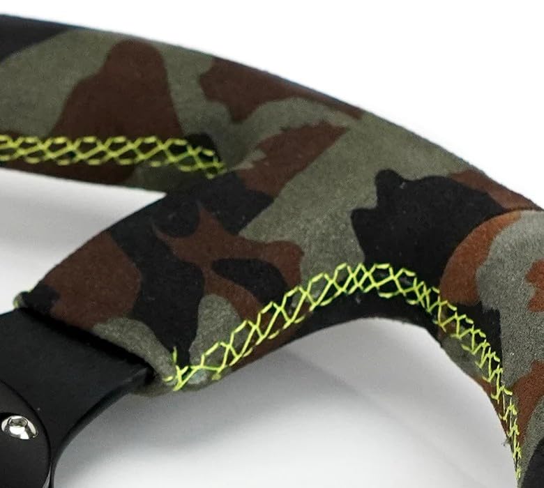 New NRG Innovations Reinforced Series Steering Wheel RST-012S-CAMO + U.S. Performance Lab Air Freshener