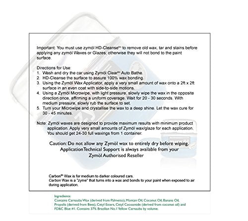 Zymöl Smart Car Collector Series™ - Zymöl Carbon Wax