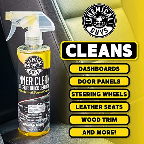 Chemical Guys HOL123 Car Cleaning Kit for Interior & Exterior, 14 Items Including (7) 16 oz Chemicals