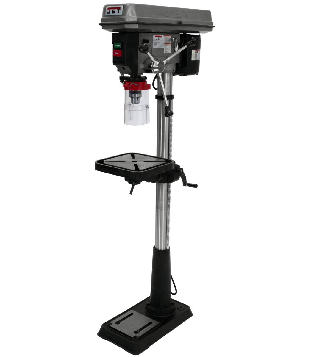 JET 15-Inch Floor Drill Press, 16 Speed, 3/4 HP, 115/230V 1Ph (Model J-2500)