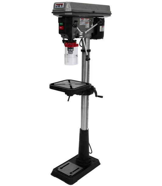 JET 15-Inch Floor Drill Press, 16 Speed, 3/4 HP, 115/230V 1Ph (Model J-2500)