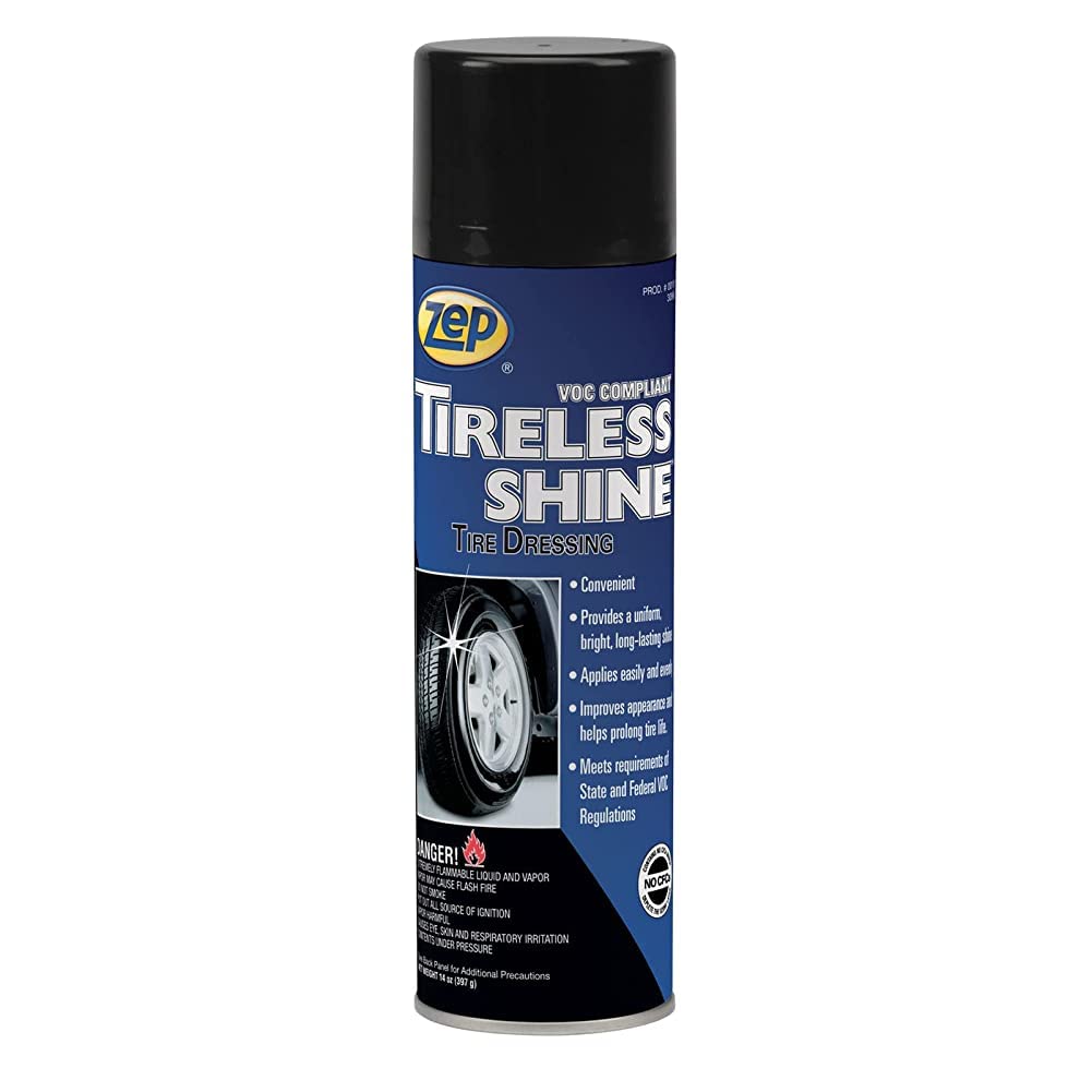 Zep Tireless Shine Tire Dressing - 14 OZ (Case of 12) - 1801