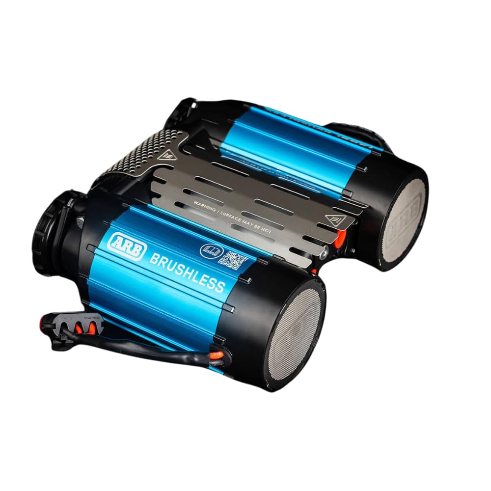 ARB CKBLTA12 12V Brushless Air Compressor Premium Twin Motor On Board boasts 1.5X in output. Ideal for faster tire inflating time and 4x4 off road adventures - 2025 Launched