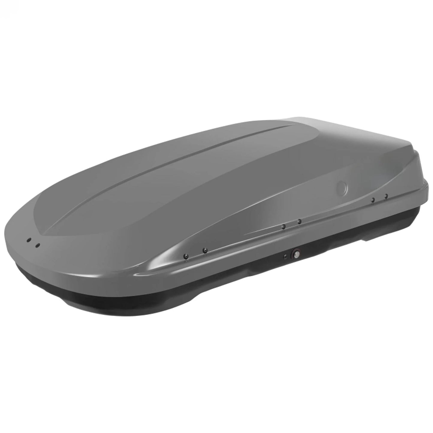 SENPUST Hard Shell Roof Cargo Carrier with Security Keys, Roof Box, Cargo Box, 56 (L) x 30 (W) x 13.7(H) Inches, 13 Cubic Feet (Tool-Free Install), Gray