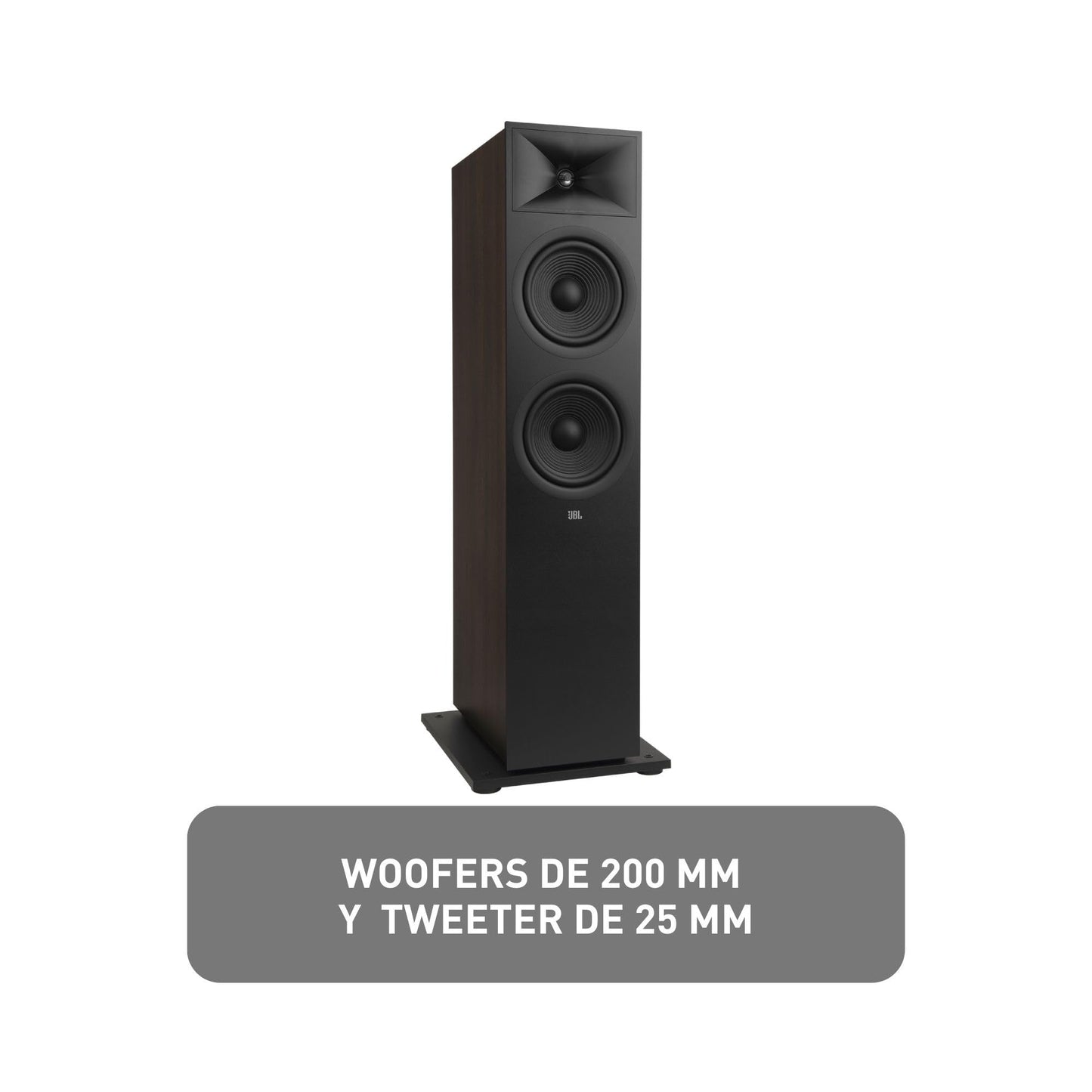 JBL Stage 2 280F Dual 8 Inch Floorstanding Loudspeaker - Each (Espresso)