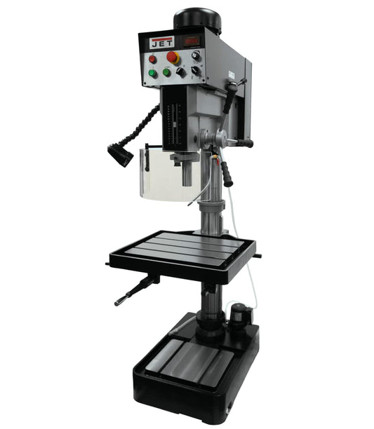 JET 20-Inch EVS Drill Press, Forward/Reverse Tapping, 460V 3Ph (JDP-20EVST-460)