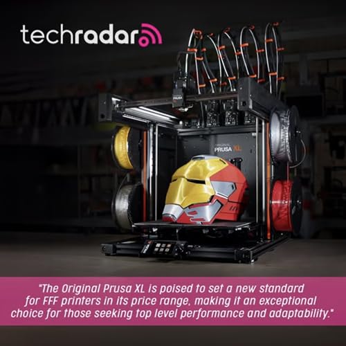 Original Prusa XL Assembled 1-toolhead 3D Printer, Large-Scale CoreXY 3D Printer, Assembled and Tested, Build Volume of 14.17×14.17×14.17 in, Upgradable with Additional toolheads