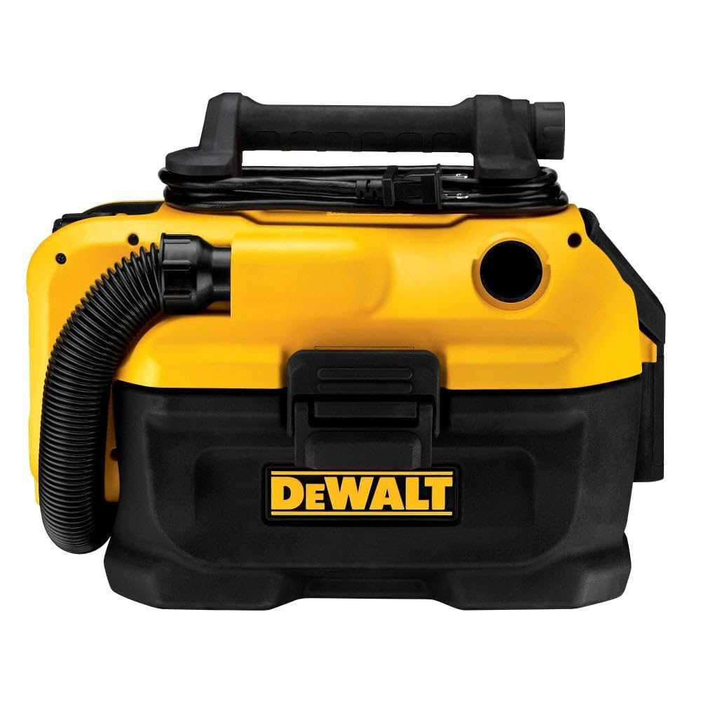 DEWALT Shop Vacuum Wet and Dry, Cordless and Corded Wet Dry Vacuum Cleaner Shop Vac 20V MAX, Portable Shopvac, Tool Only (DCV581H)