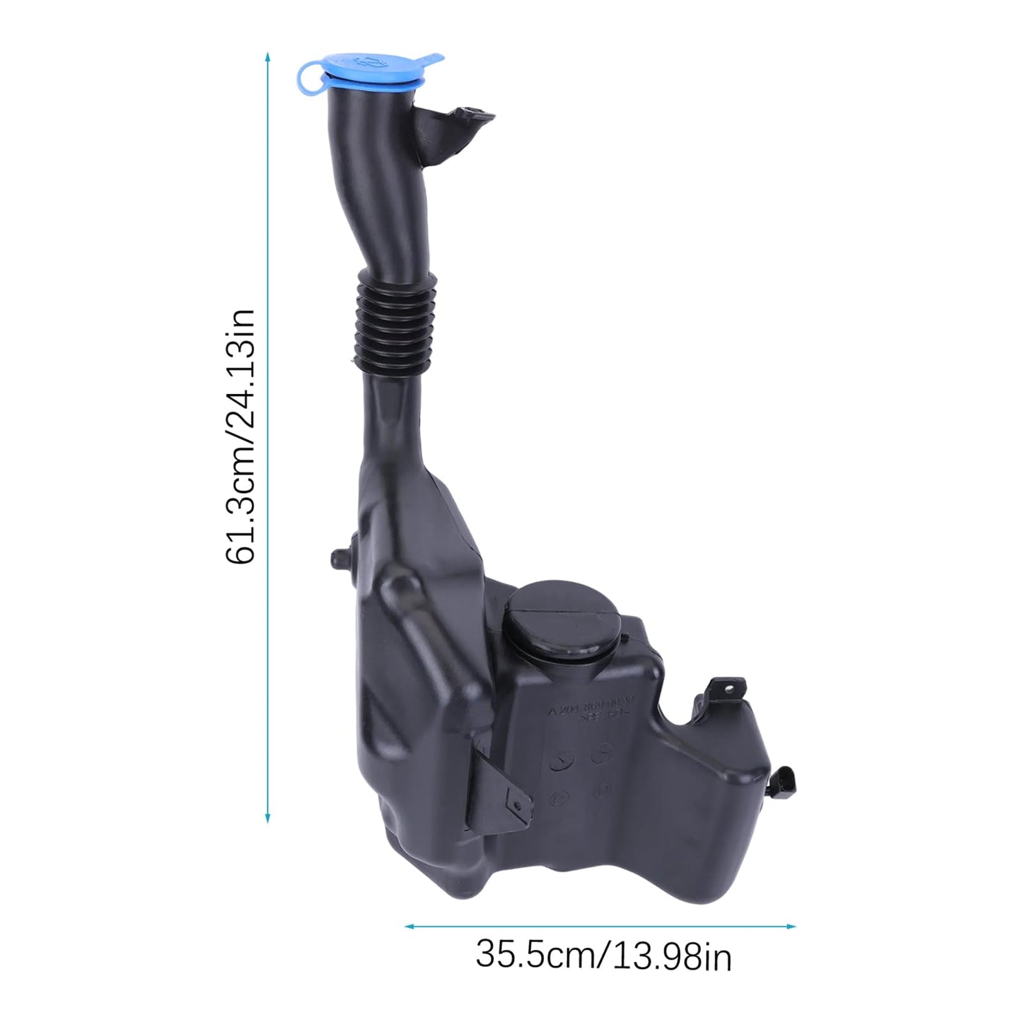 Dfuorty Front Windshield Washer Fluid Reservoir Tank with Cap Compatible for Mercedes Benz GLK250 X204 2013-2015,for GLK350 X204 2010-2015 Replaces 2048690920 A2048690920 Cleaning Fluid Reservoir