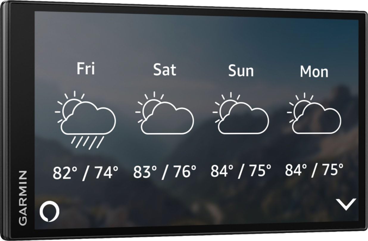 Garmin DriveSmart 65 with Amazon Alexa, Built-in Voice-Controlled GPS Navigator with 6.95” High-Res Display