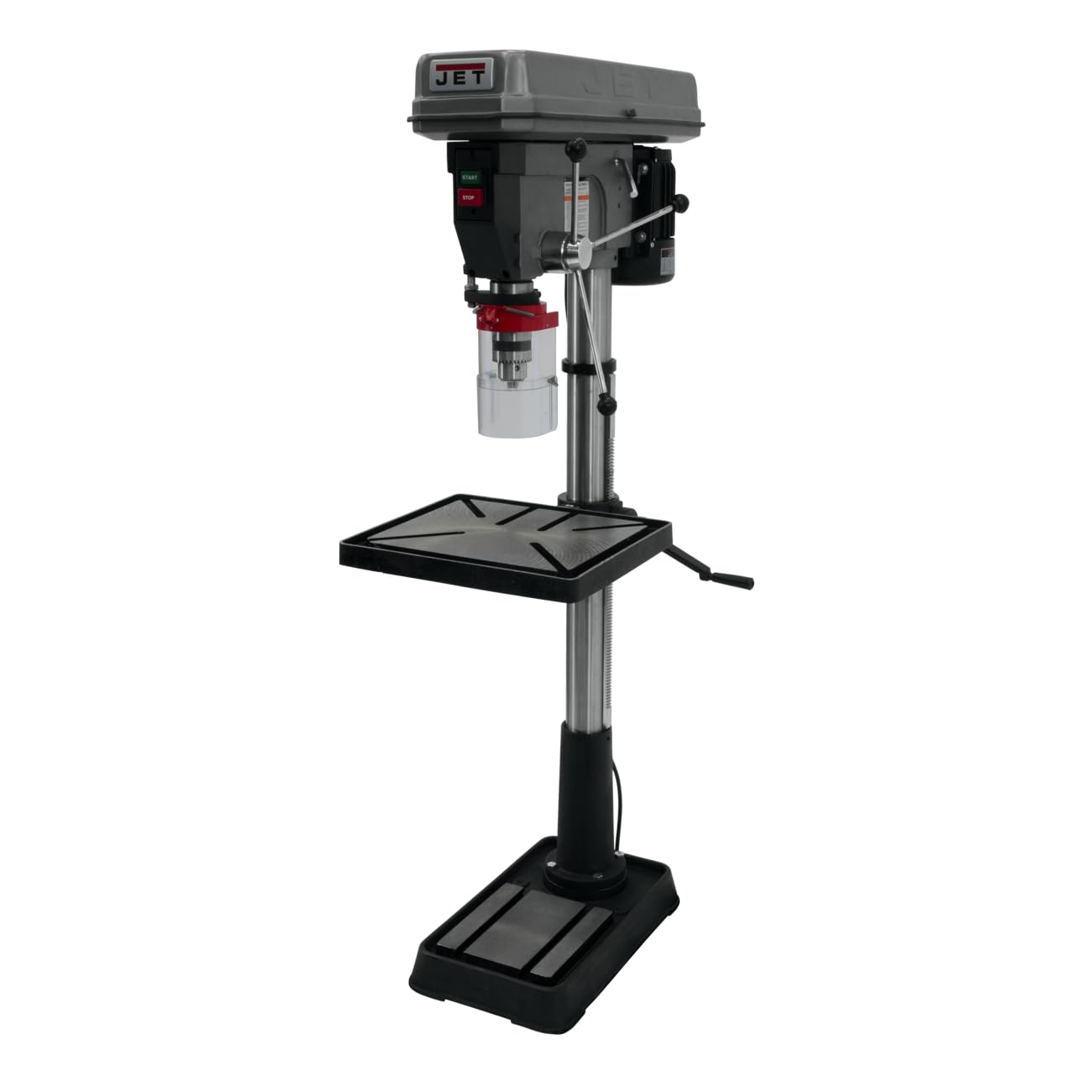 JET 20-Inch Floor Drill Press, 12 Speed, 1-1/2 HP, 115/230V 1Ph (Model JDP-20MF)
